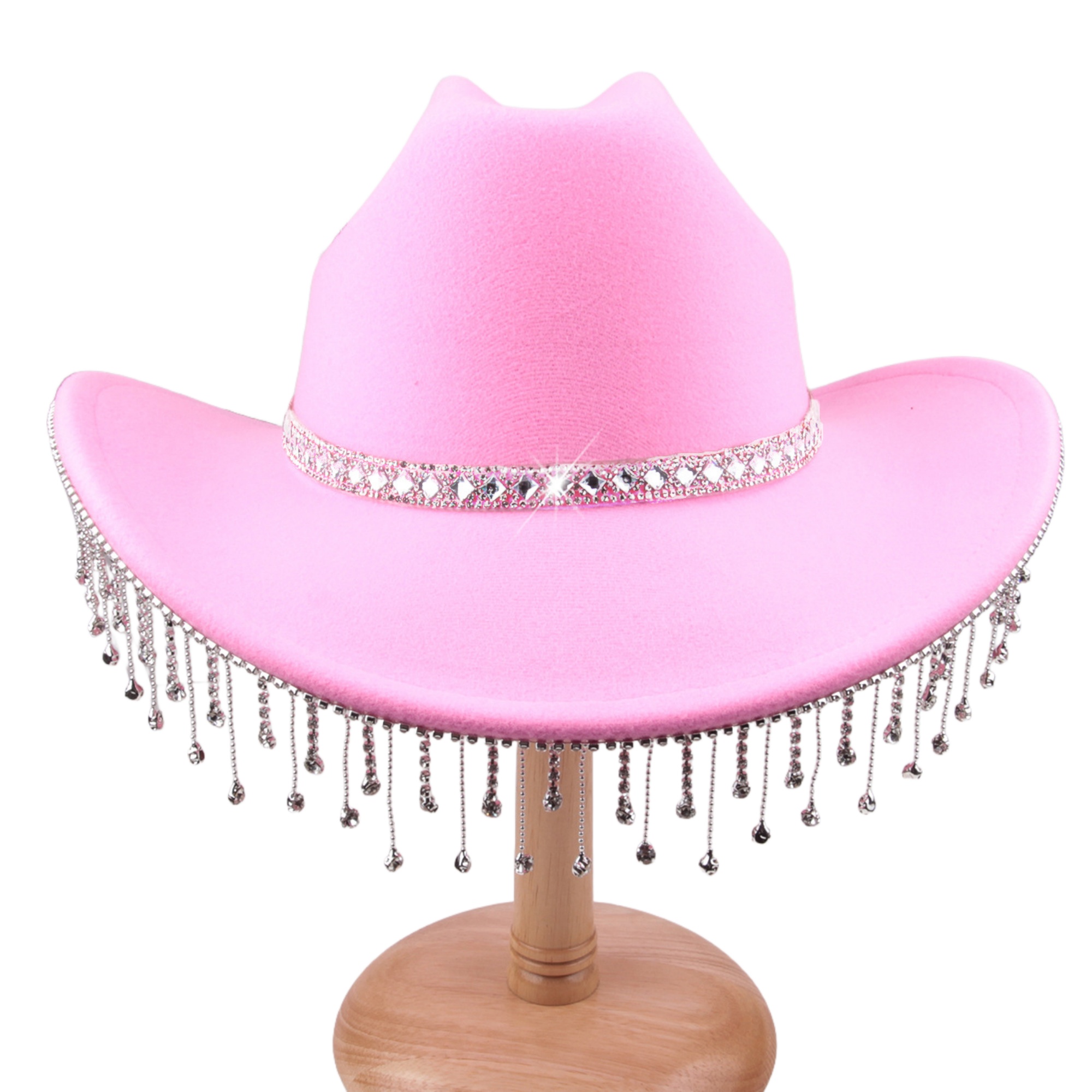 Western Style Felt Cowboy Polyester Hat 8