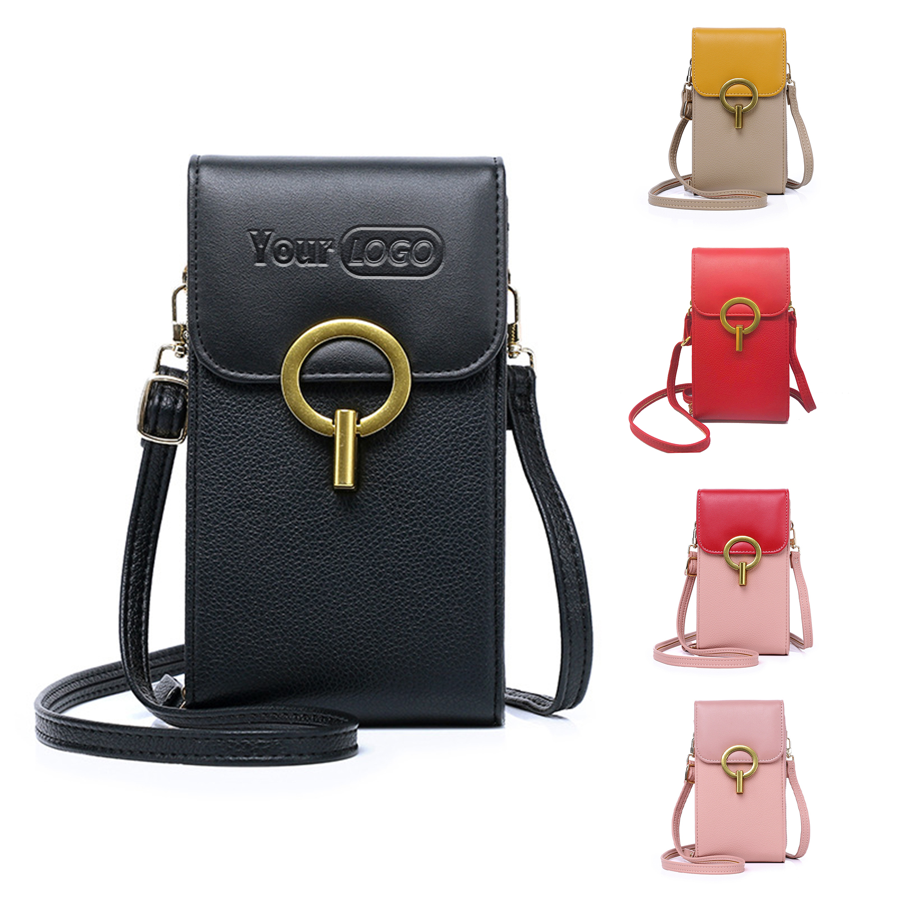 PU Cross Body Cell Phone Purse 3