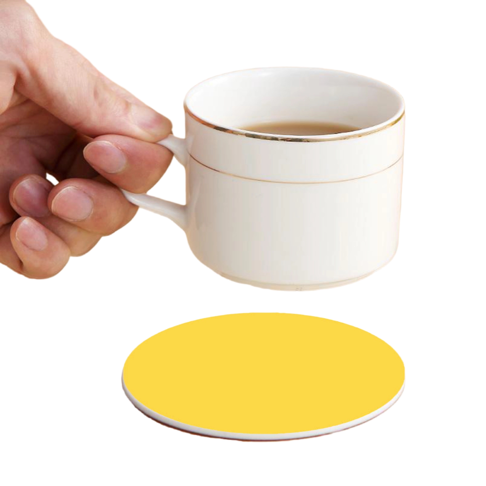 MOQ 50 Full Color PVC Round Coasters 33