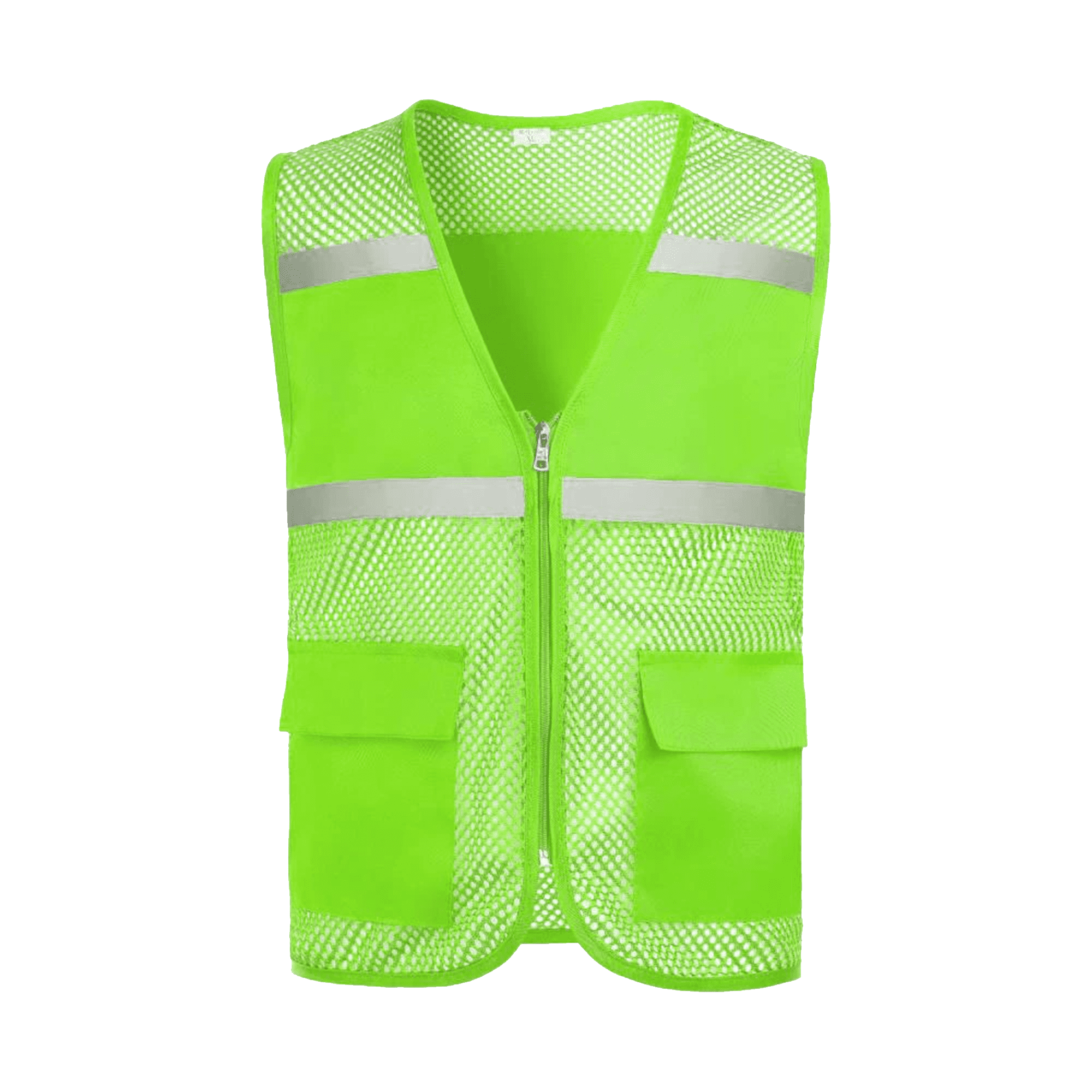 Pockets and Zipper Reflective Safety Vest 25