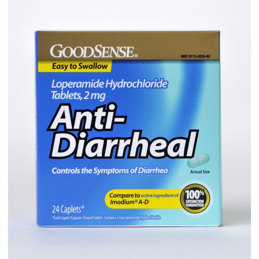Anti-Diarrheal Caplets - 2 mg 24/Box 3