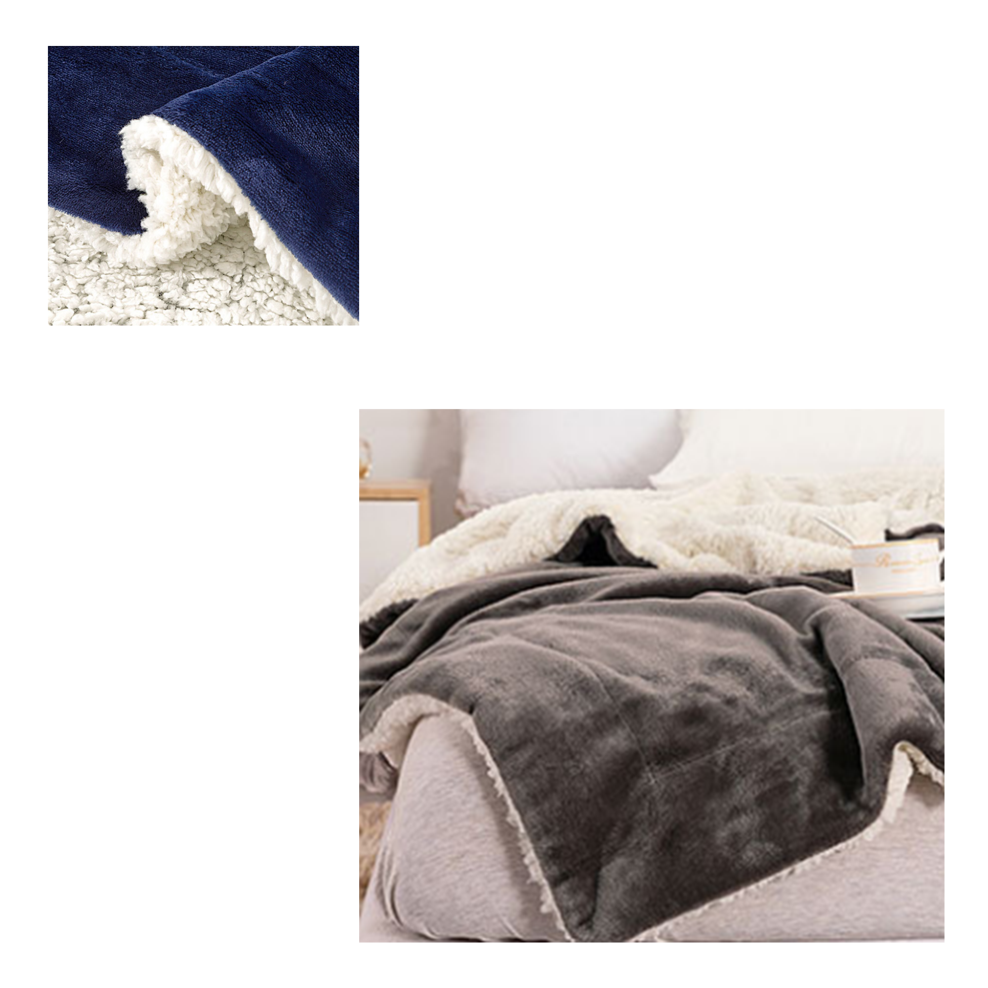 59 x 79 Inch Sherpa Fleece Blanket 3