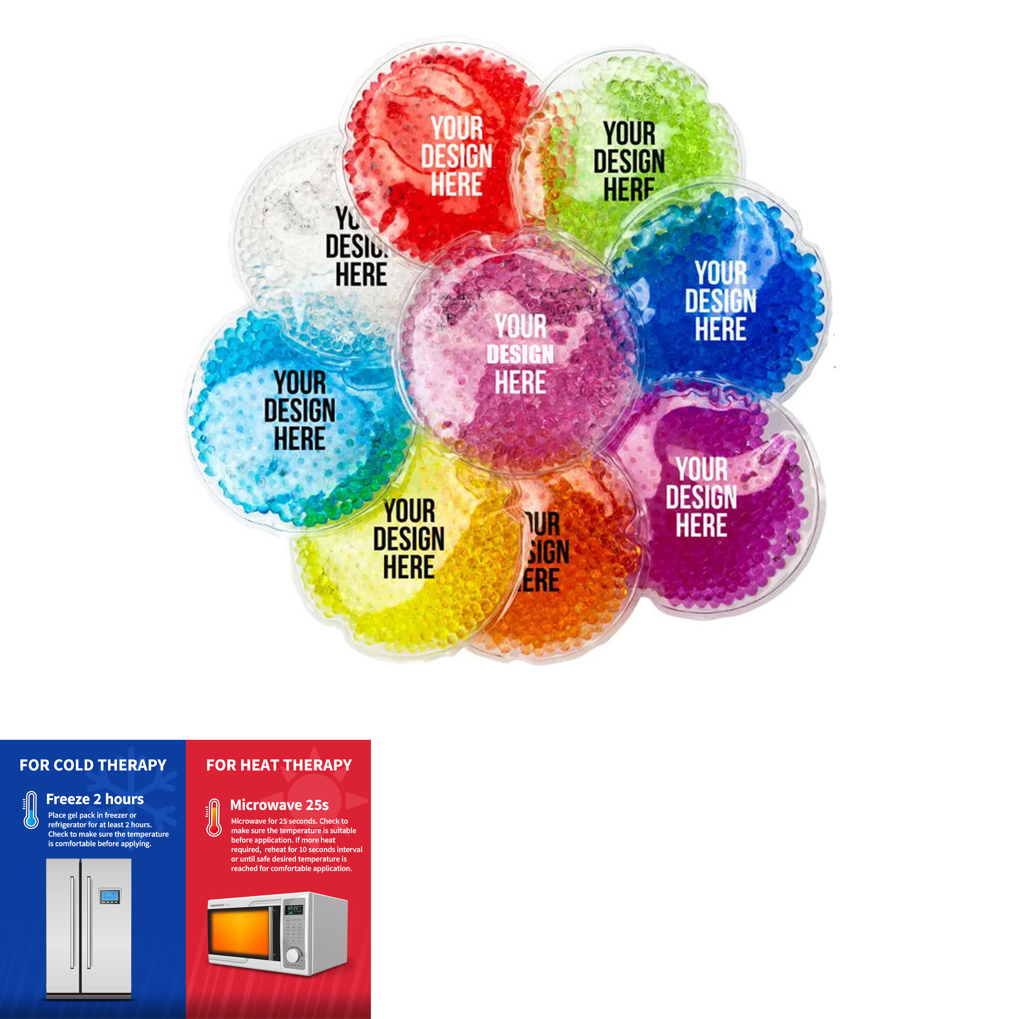 Promo Custom PVC Hot Cold Therapy Pack 3