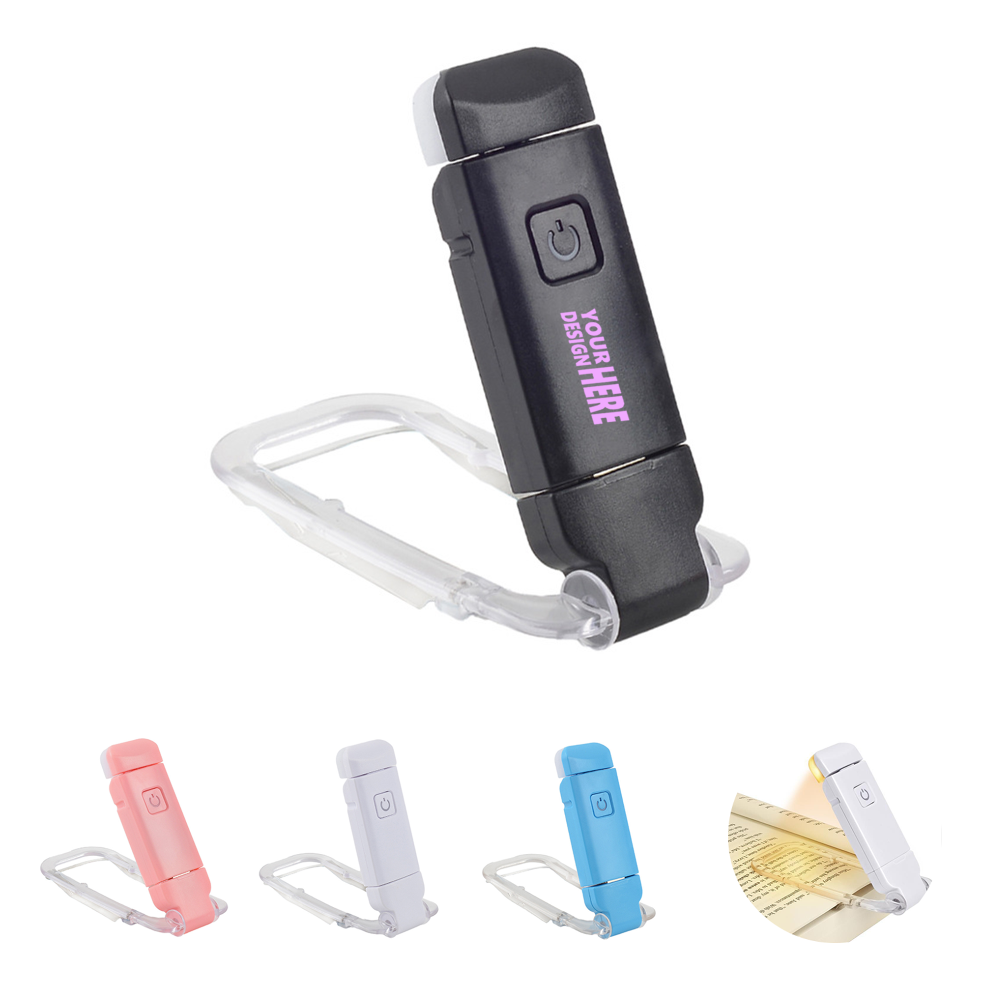 Folding Book Clip Light - Adjustable Brightness 4
