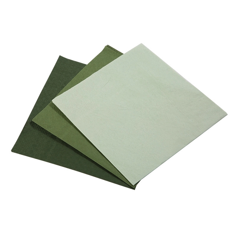 Colored 2-Layer Digital Print Party Napkins 12