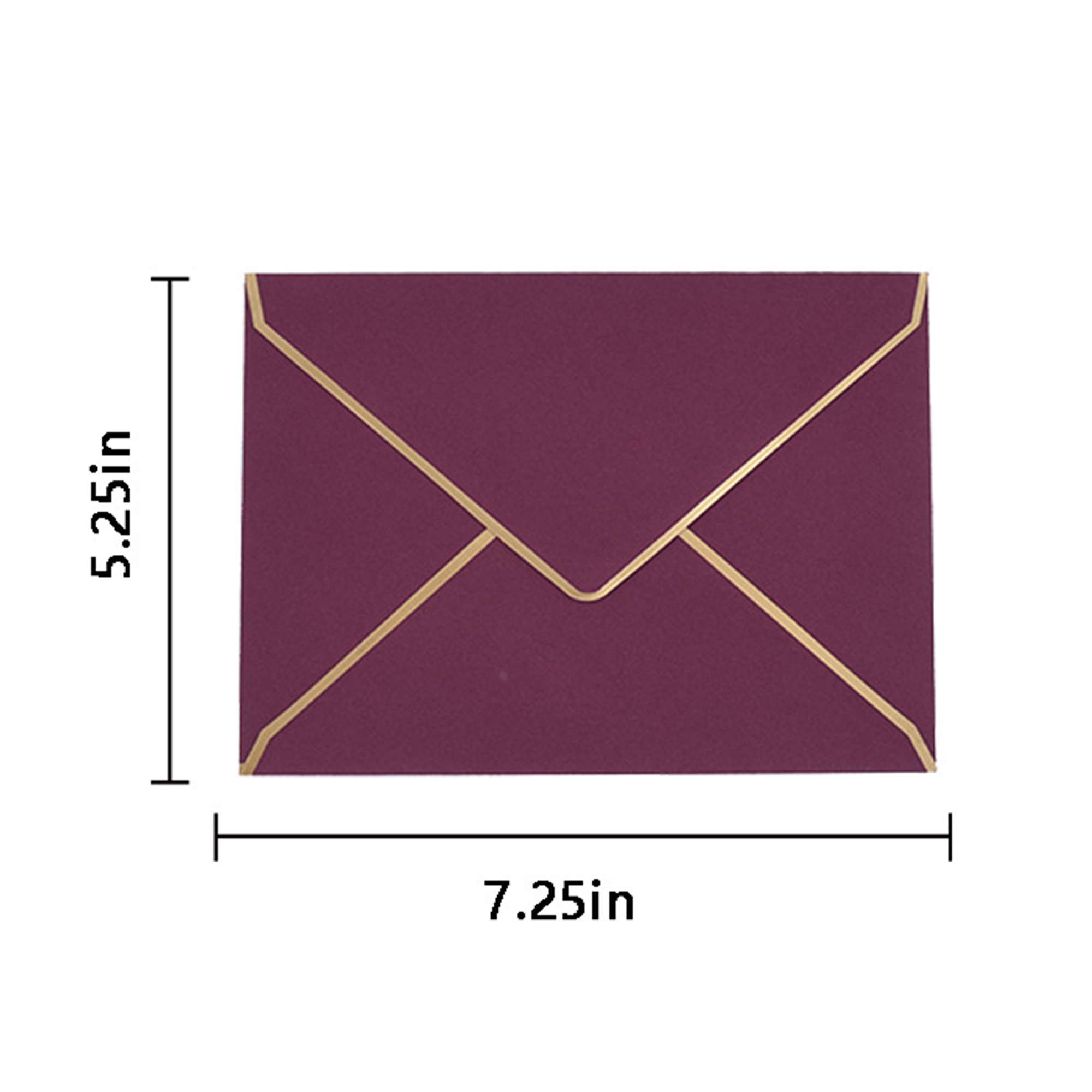 Premium Gold-Edged Card Envelope 12