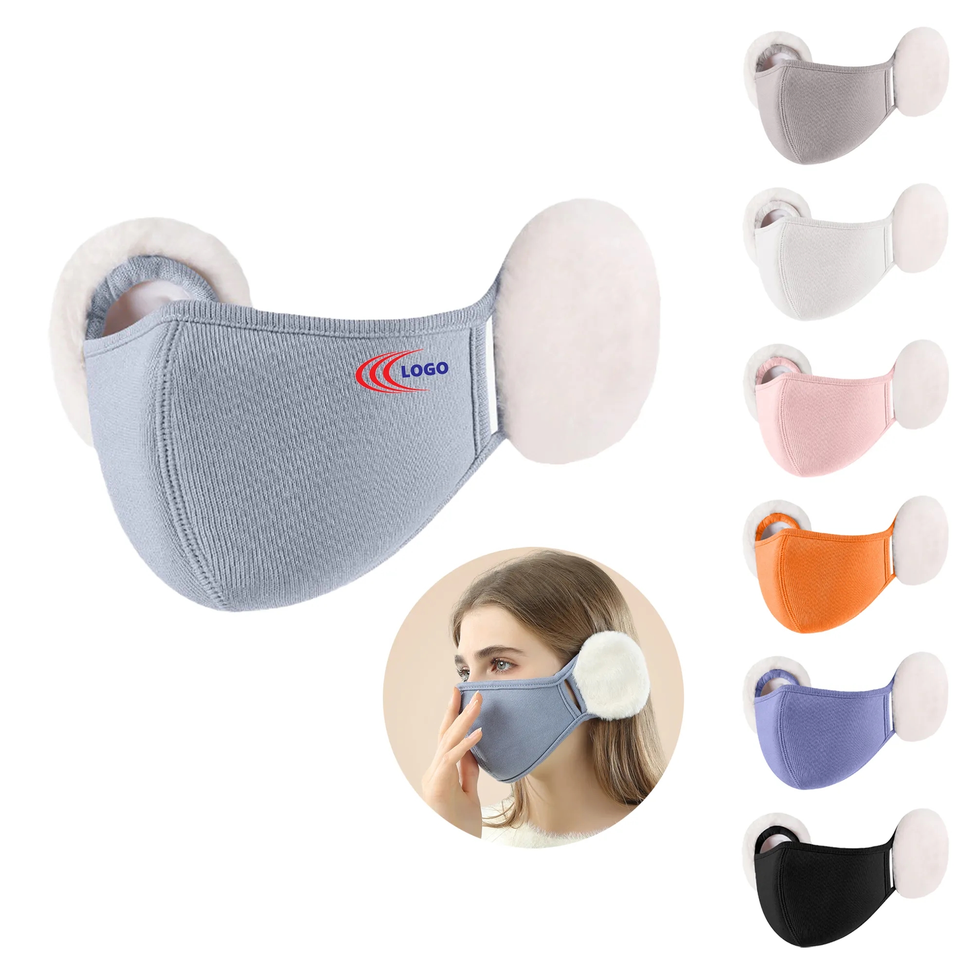 Warm Fleece-Lined Mask with Windproof Ear Covers 11