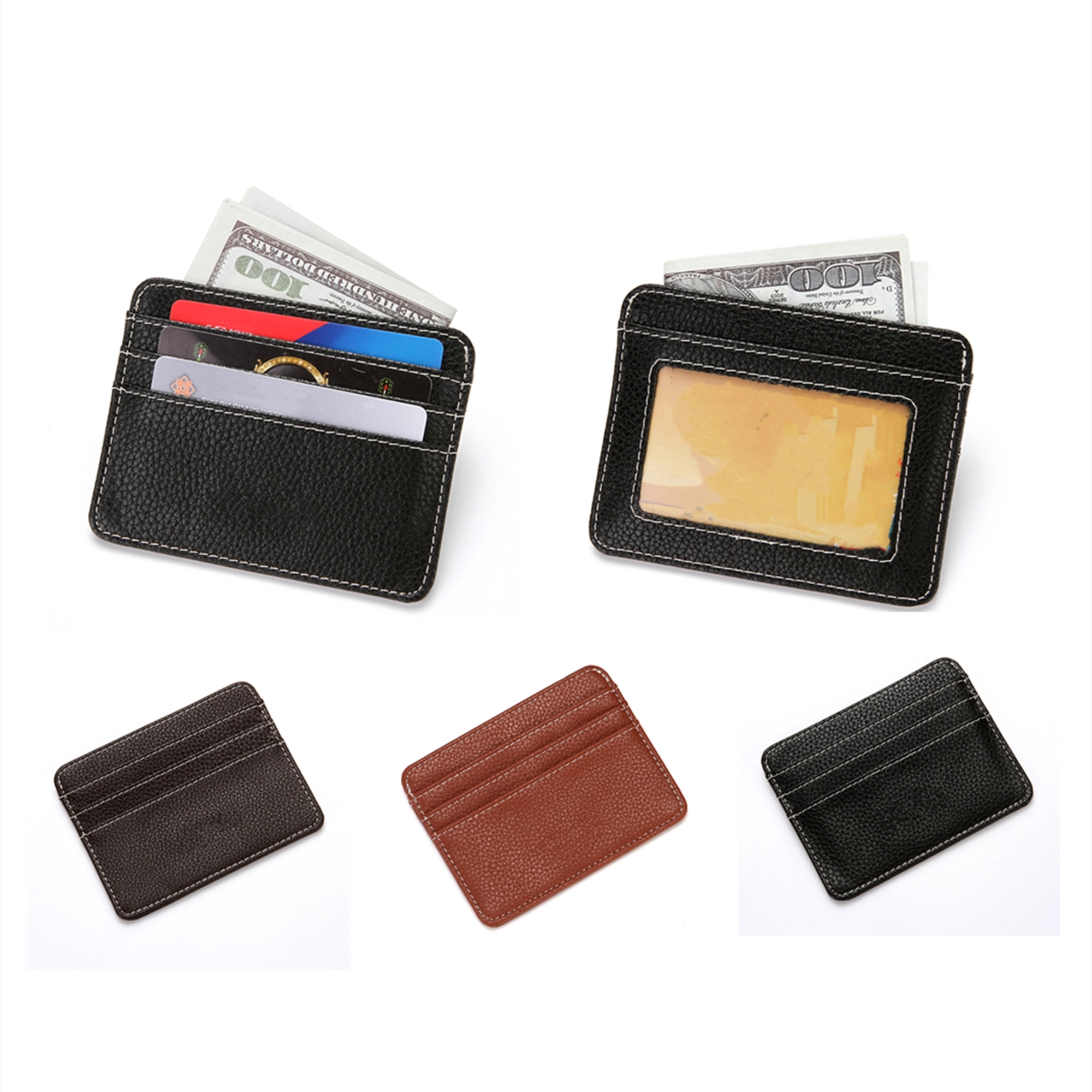 Minimalist RFID Blocking Leather Wallet