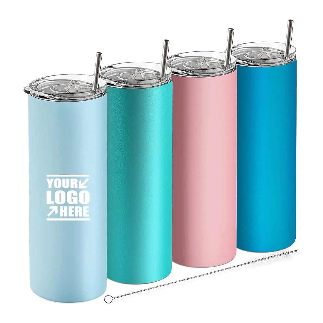20 Oz Sublimation Skinny Stainless Steel Tumbler
