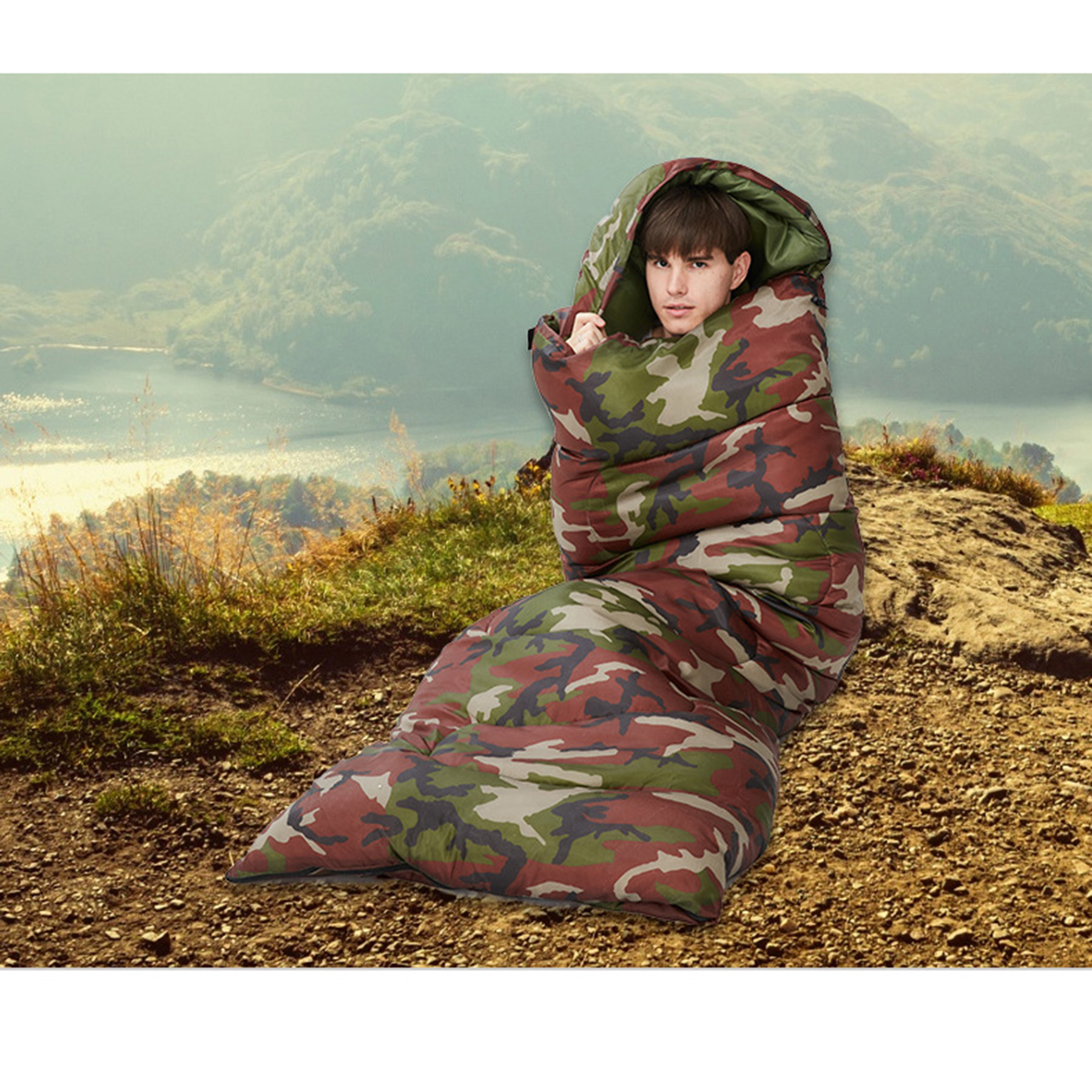 Backpacking Camping Sleeping Bag 23