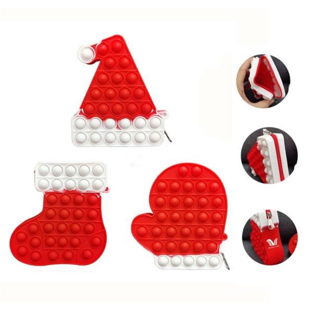 Christmas Stockings Silicone Wallet