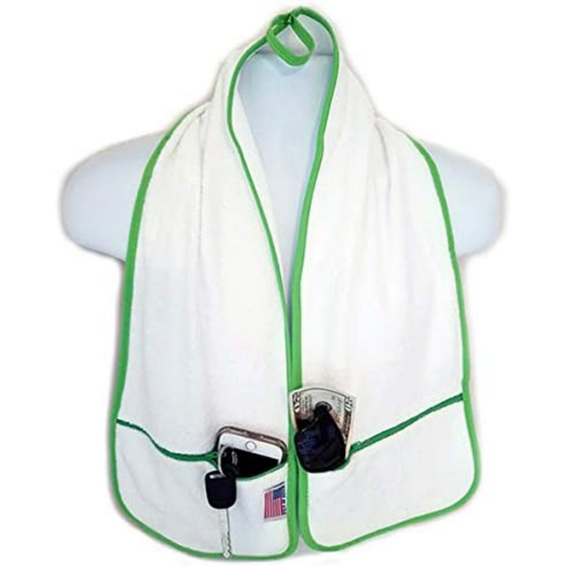 Zipper Pockets Hold Sports Towel 26
