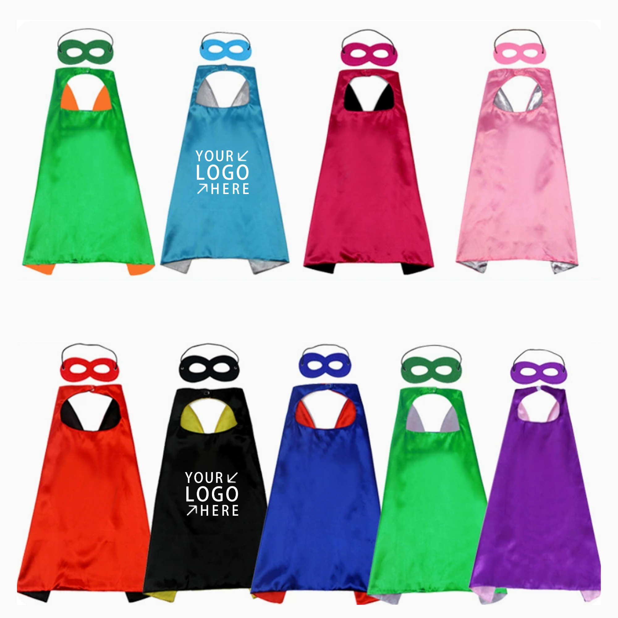 Halloween Capes And Masks, custom youth shirt with logo imprint 3
