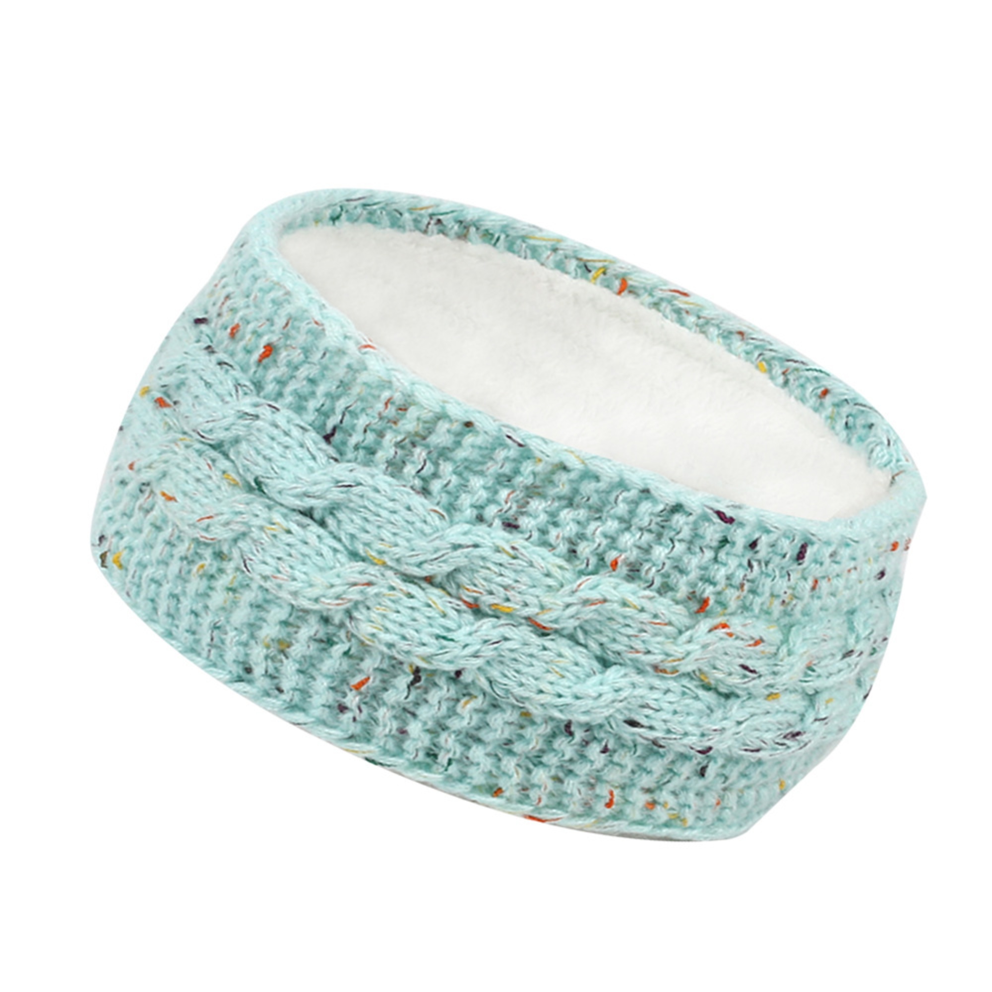 Fleece Lined Knitted Headband Ear Warmer for Women 28