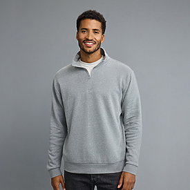 Next Level Unisex Santa Barbara Fleece Quarter Zip
