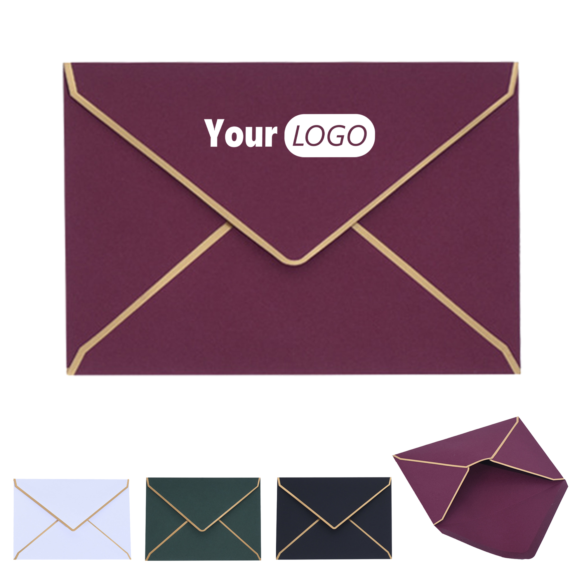 Premium Gold-Edged Card Envelope 8