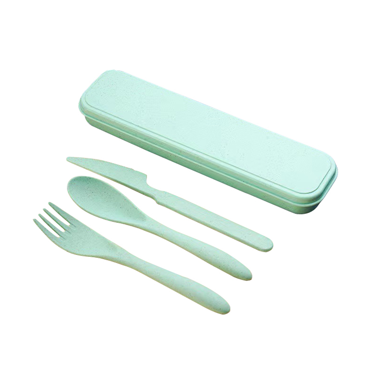 Wheat Straw Travel Cutlery Set 14