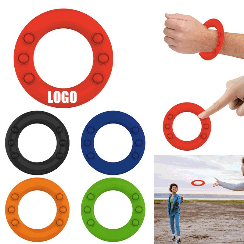 Silicone Wrist Toy/ Flying Rings/Flying Disc JLH231 Logo