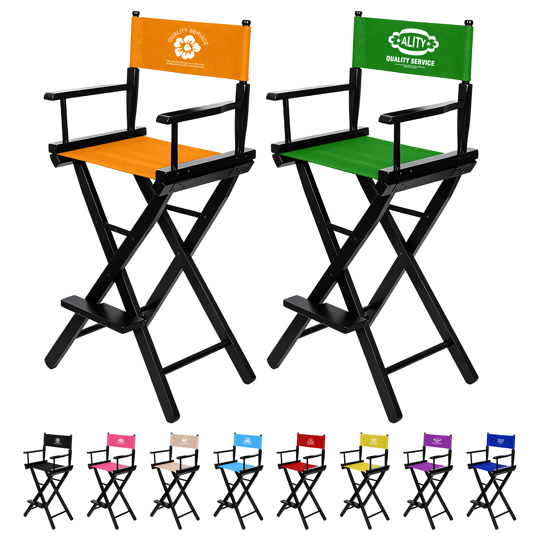 Beech Wood Folding Portable Outdoor Canvas Chair