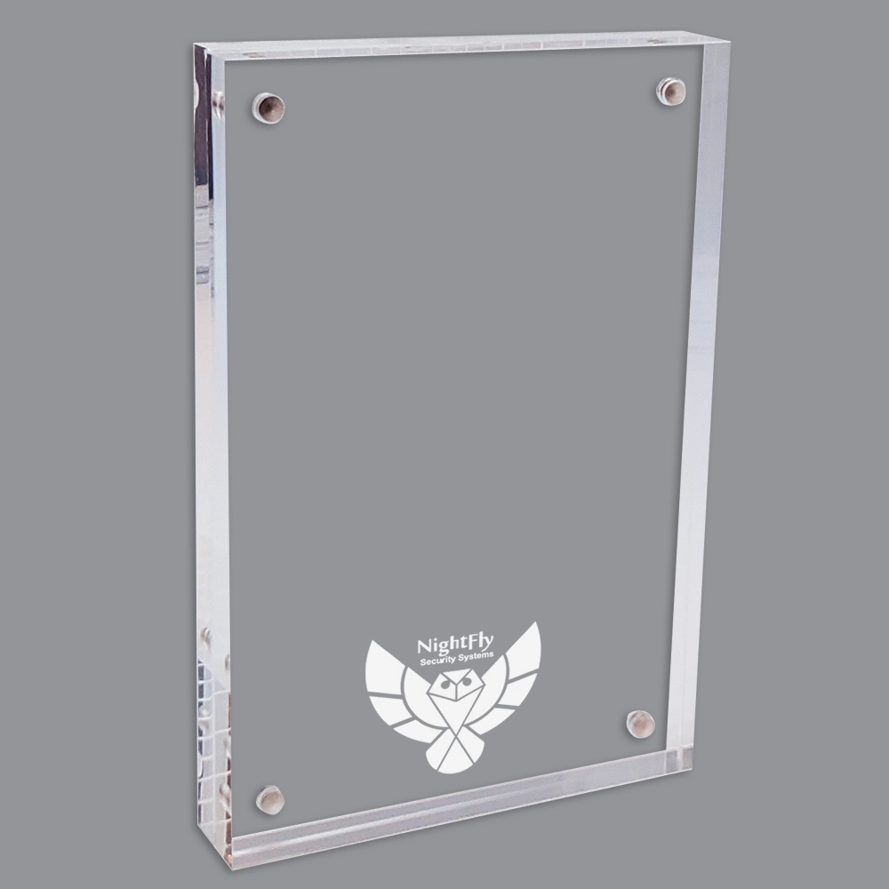 Stock Laser Etched Acrylic Block Frames 12