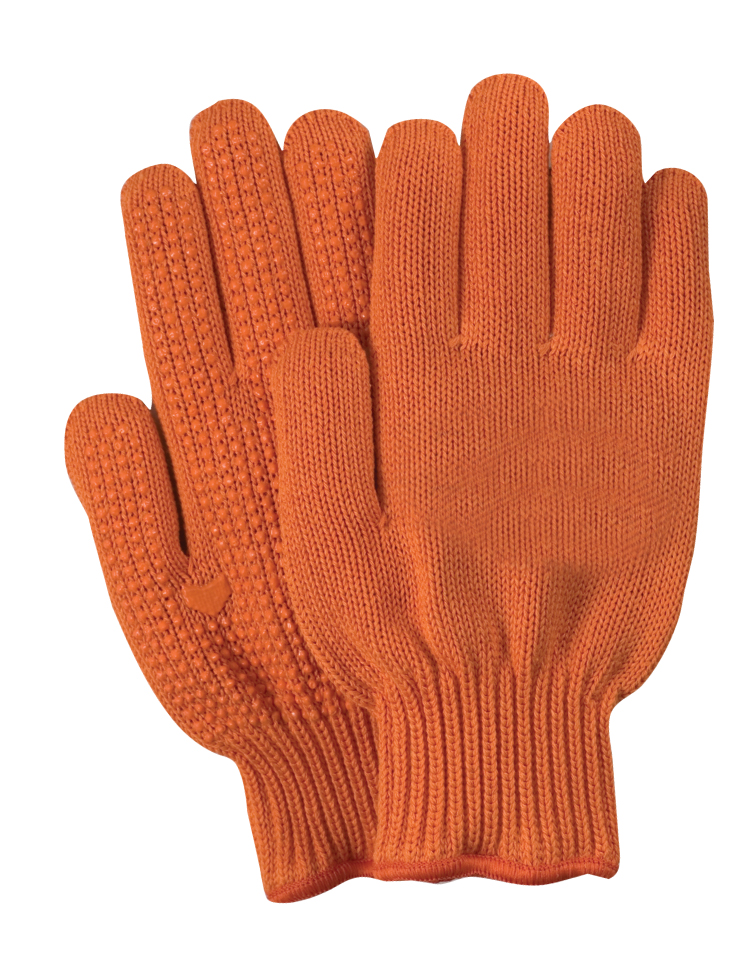 Orange Knit Freezer Gloves 328B Illinois Glove site