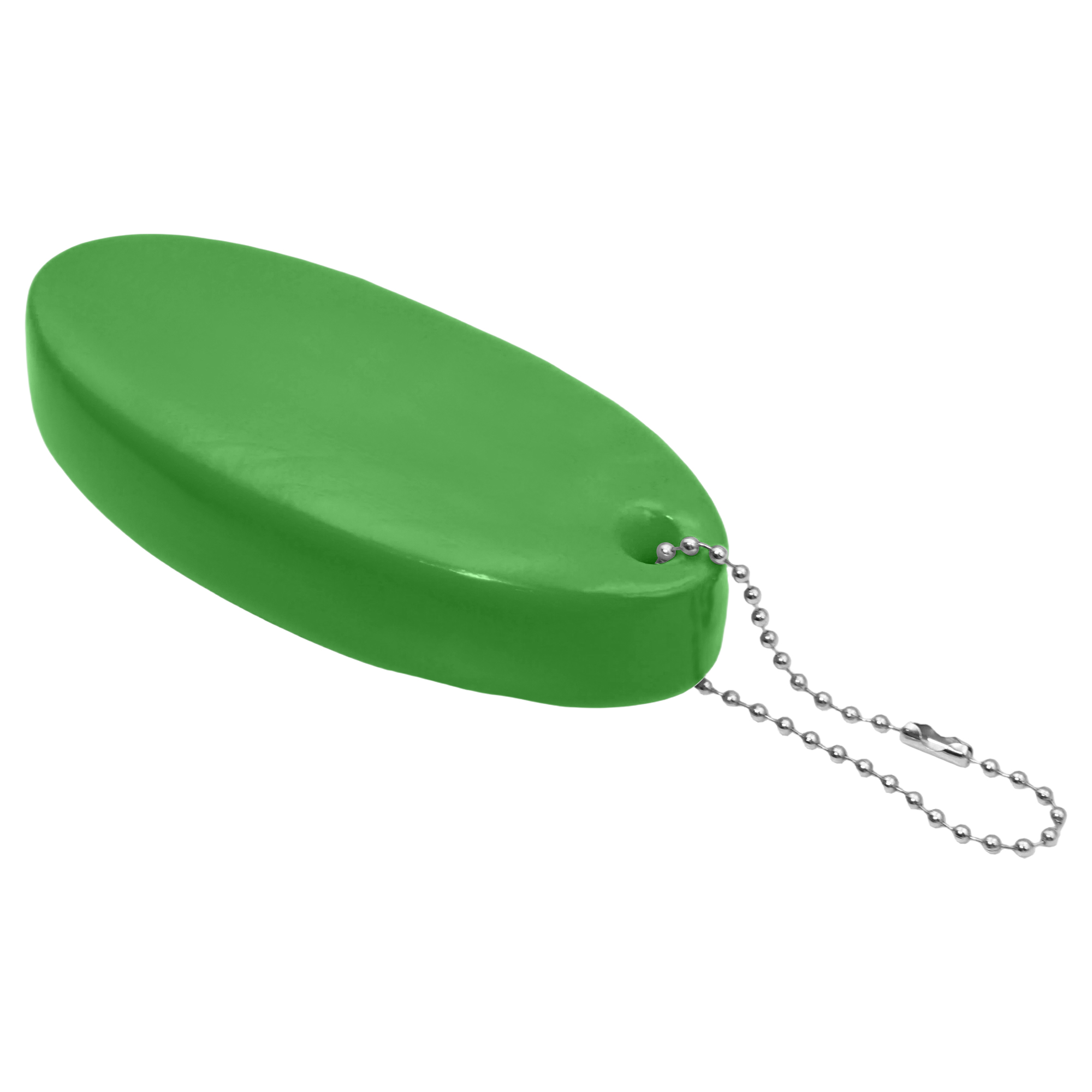 PU Oval Foam Floating Keychain 8