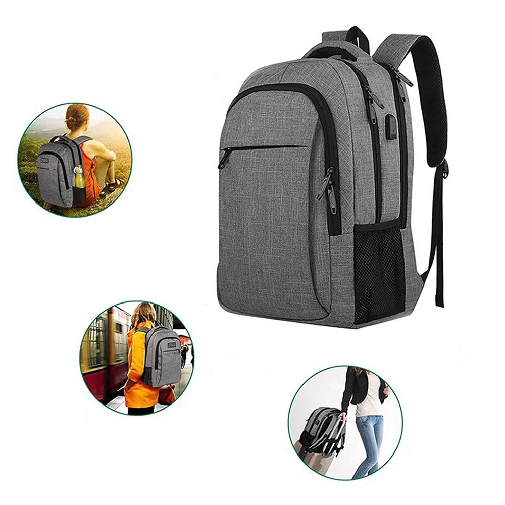 Large Travel Laptop Backpack with USB Charging Port