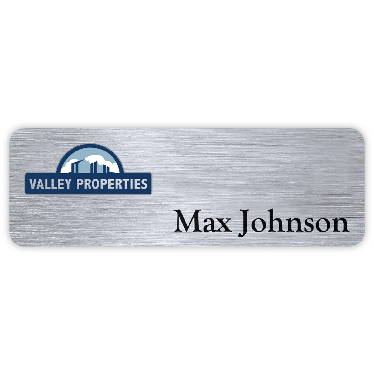 Hollywood Plastic Name Badge (Standard Size 1" x 3") 16