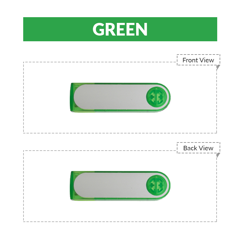Translucent Swivel USB Flash Drive 10