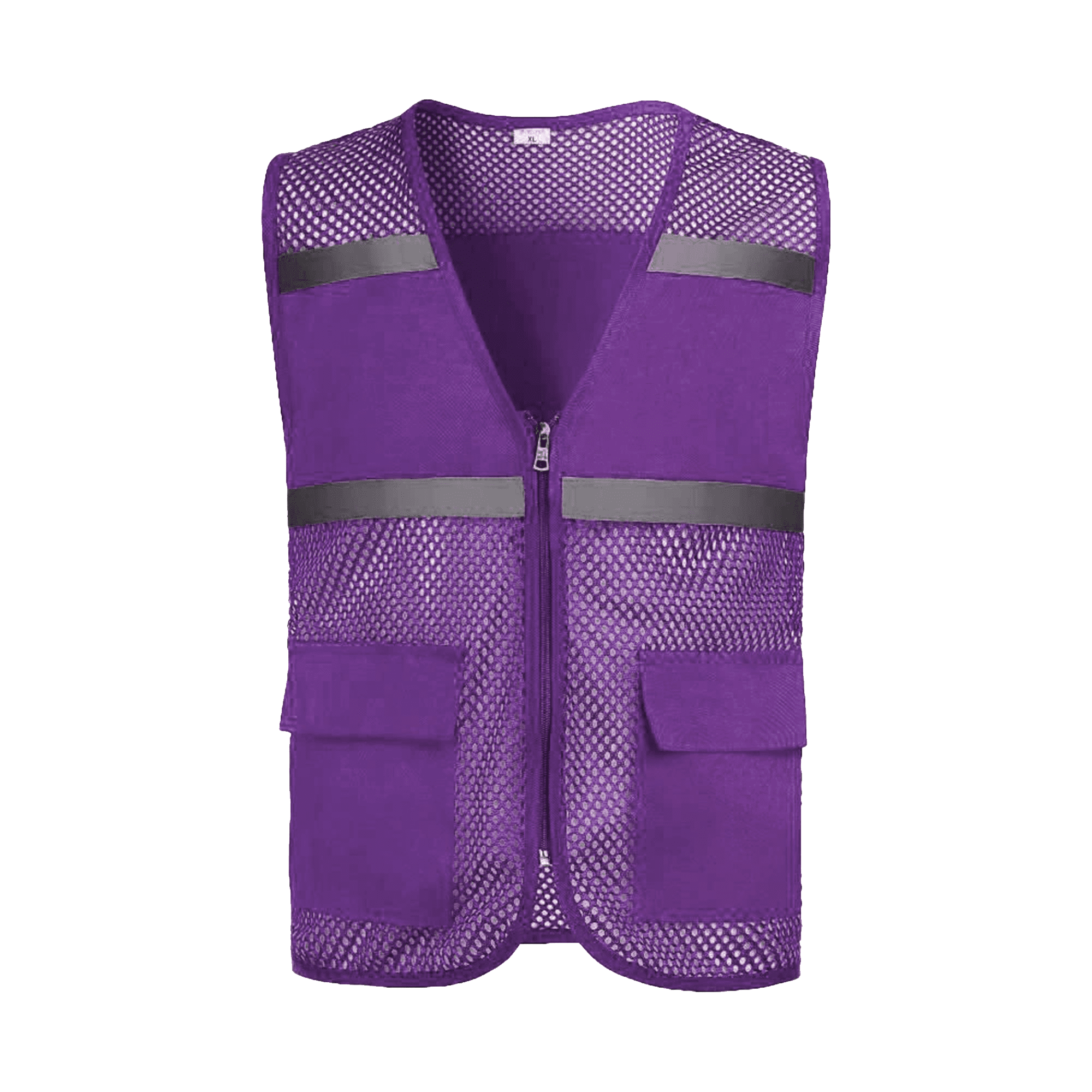 Pockets and Zipper Reflective Safety Vest 23