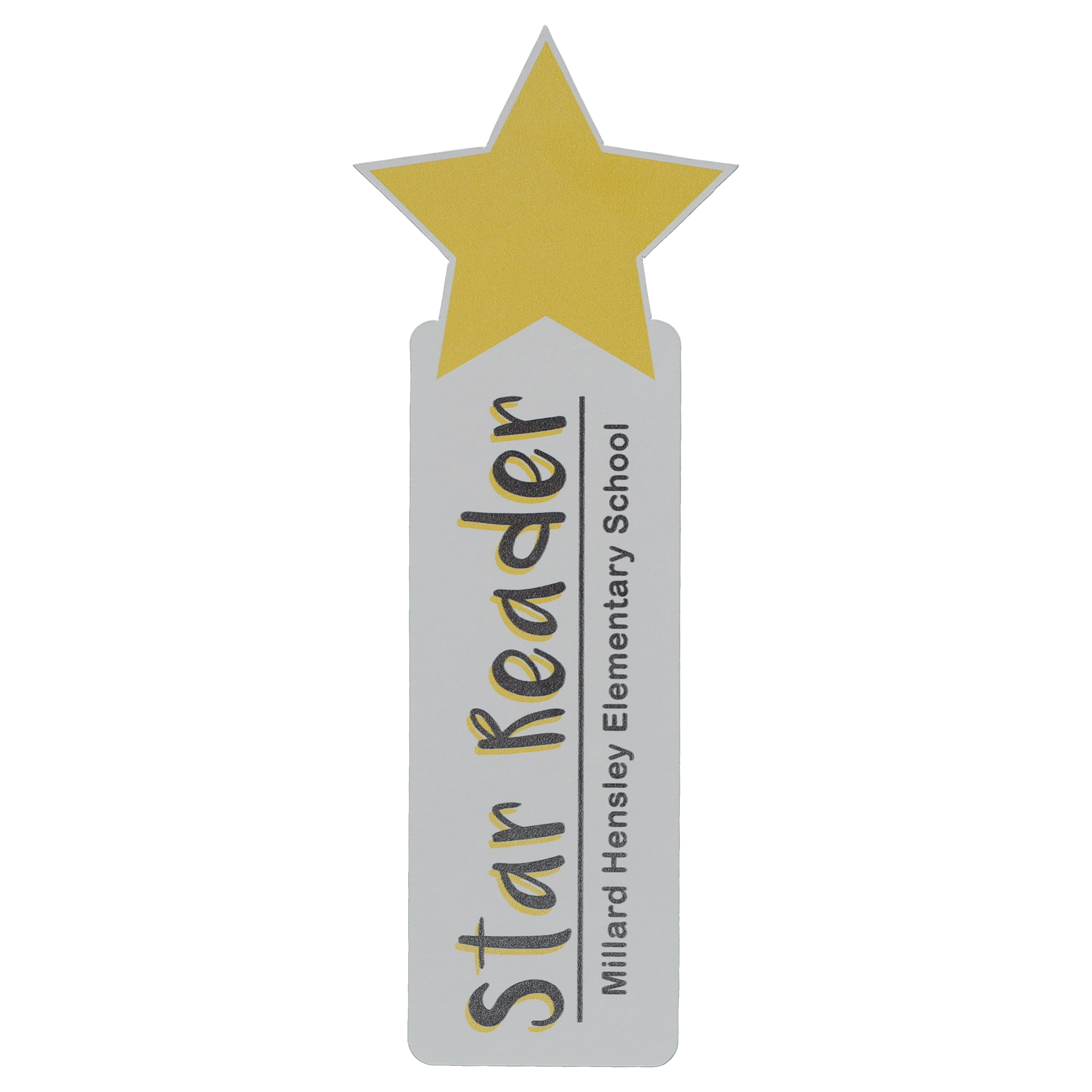 Cardstock Bookmark Stock Shape 24 pt - White 68