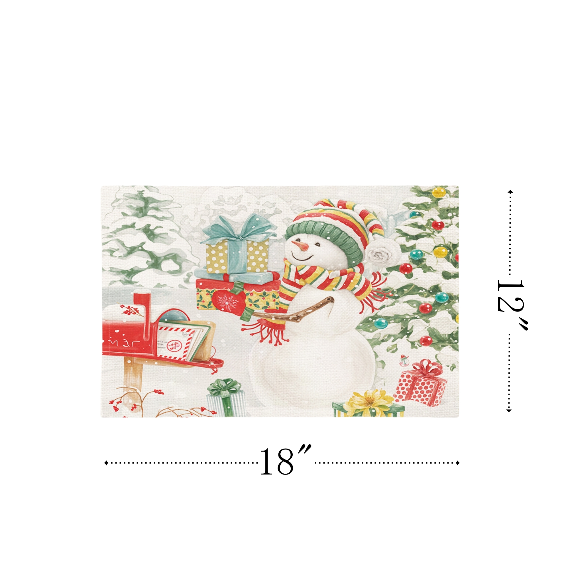 Christmas Placemats For Dining Decoration 10
