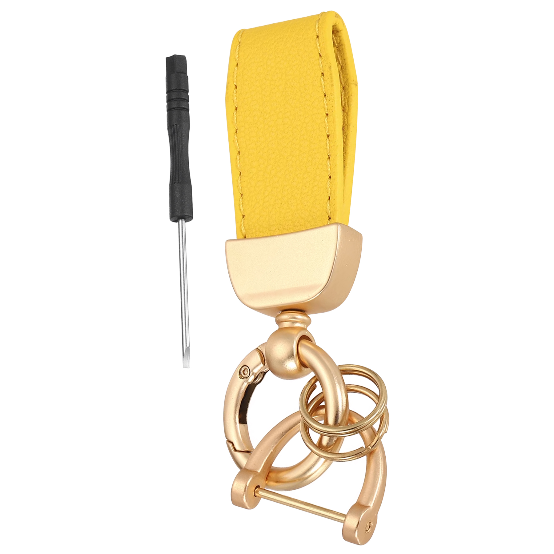 Zinc Alloy PU Keychain With Screwdriver Accessory (MOQ: 100pcs) 15