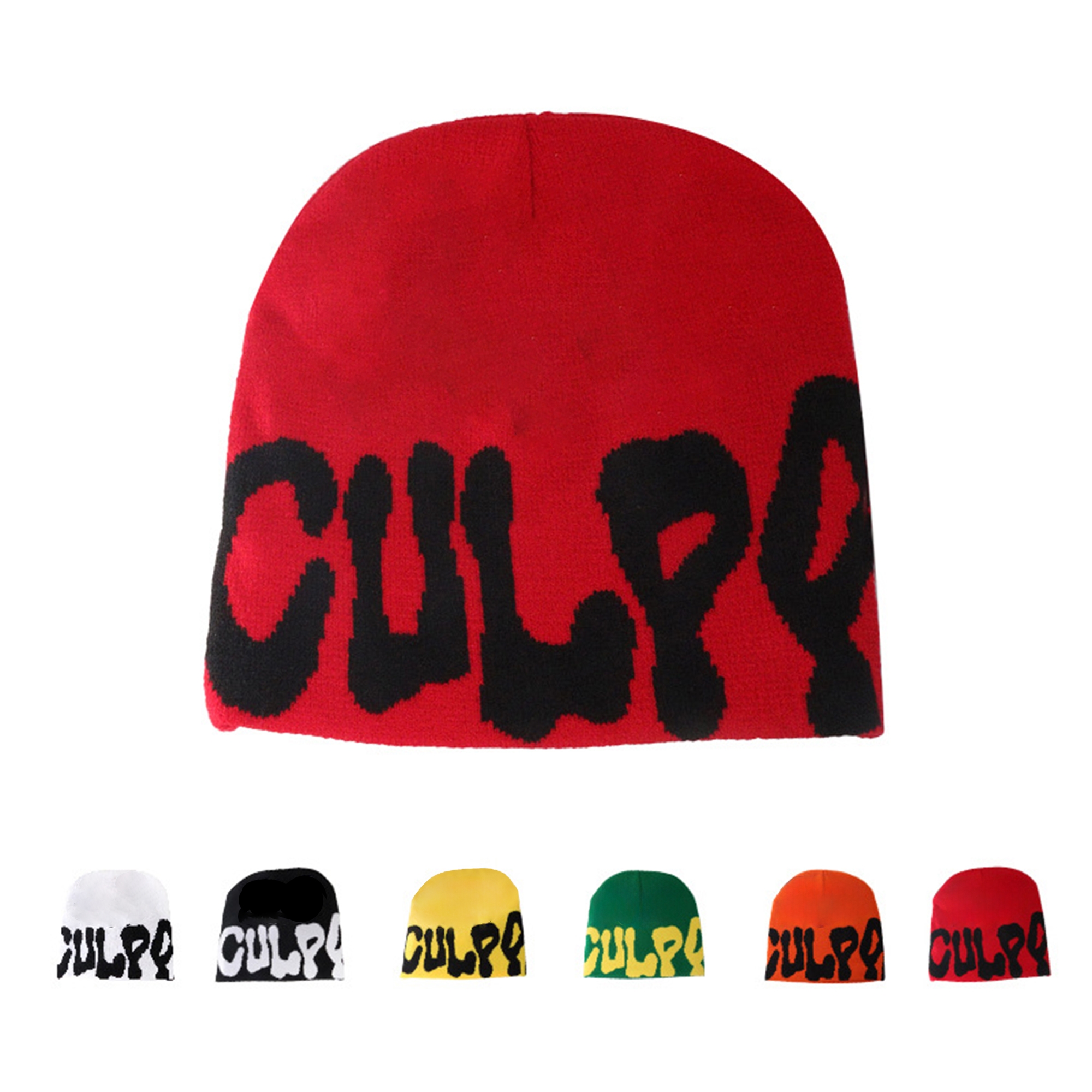 Autumn And winter Jacquard Knitted Hat