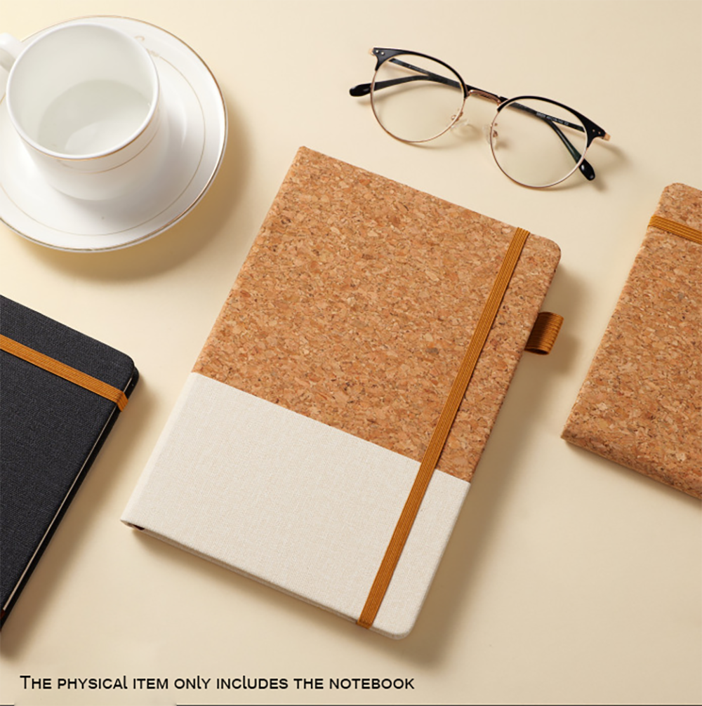 Cork Hardcover Bound Notebooks 11