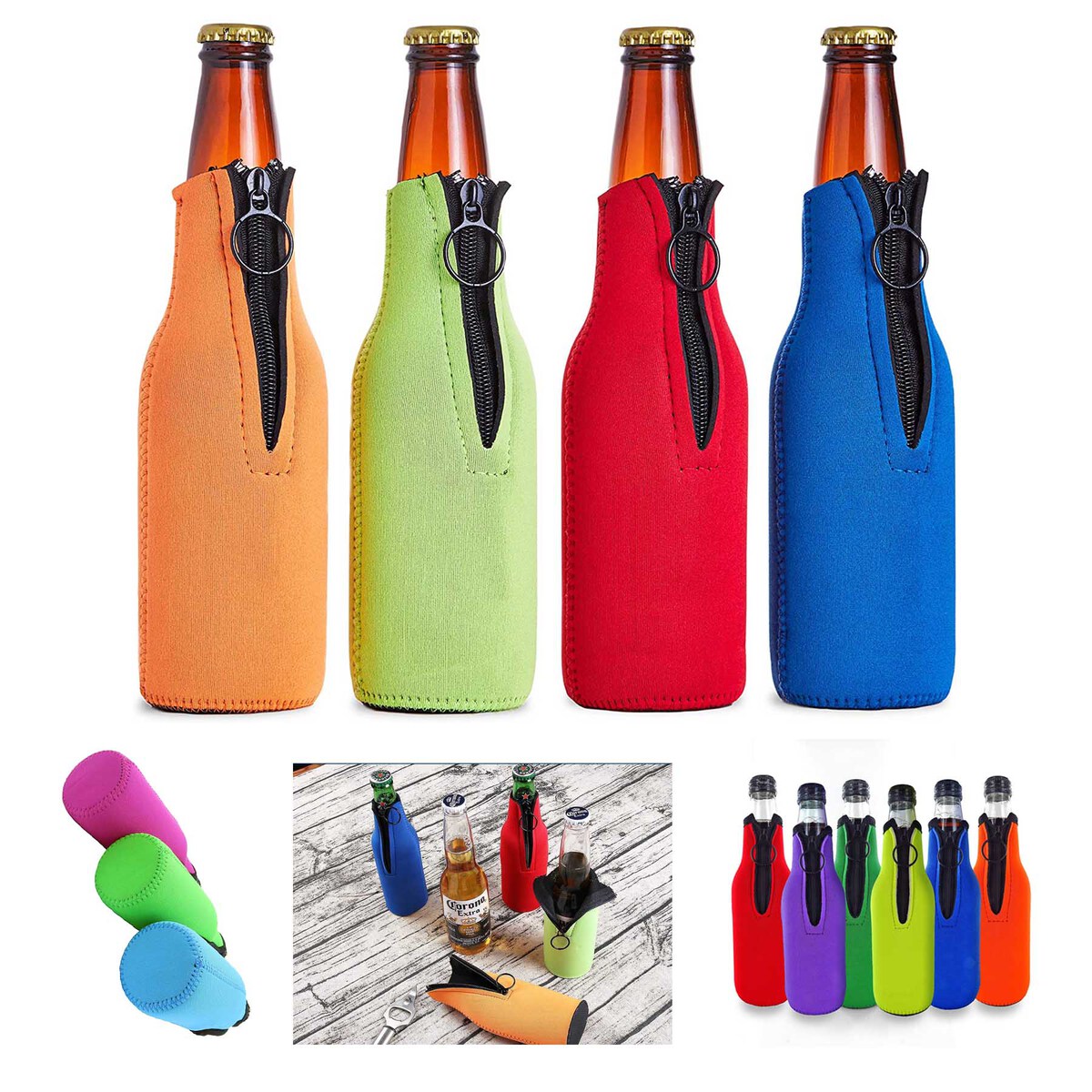 Hot Or Cold Glasses Beer Bottle Holder Sleeve