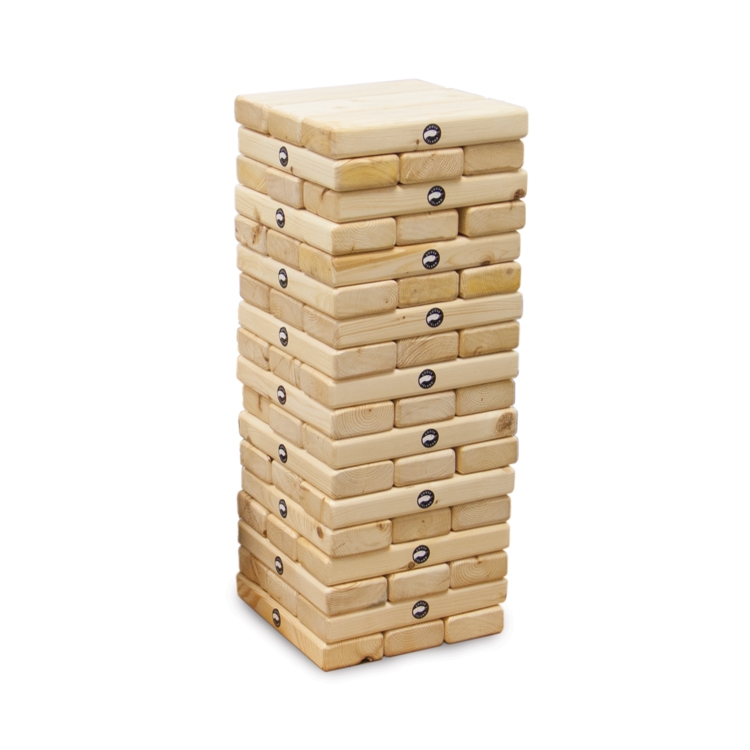 Jumbo Toppling Tower Blocks Game 1 Imprint Location PGJTT1PR1 