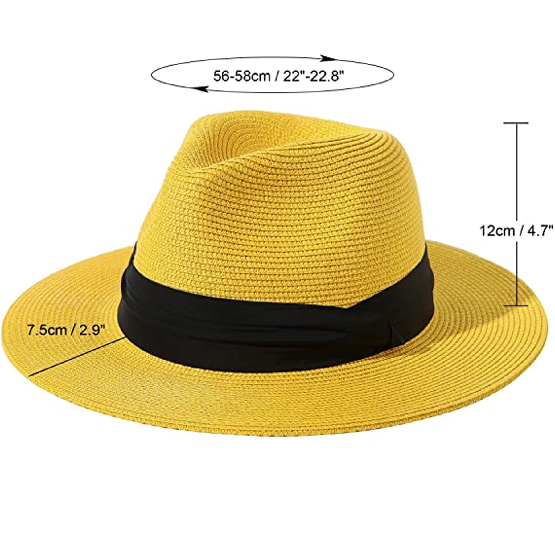 Panama Sun Straw Hat 6