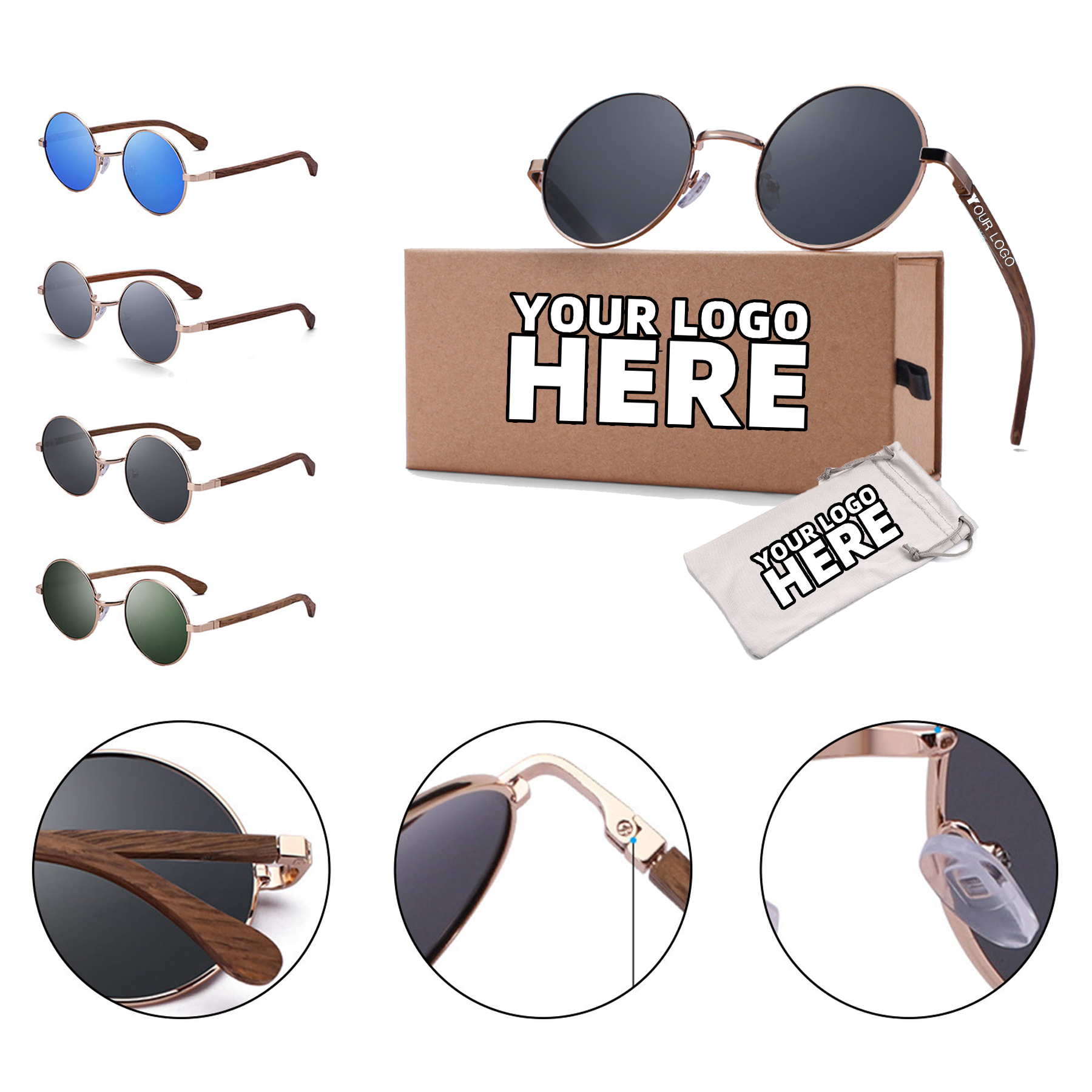 Vintage Fashion Polarized Sunglasses