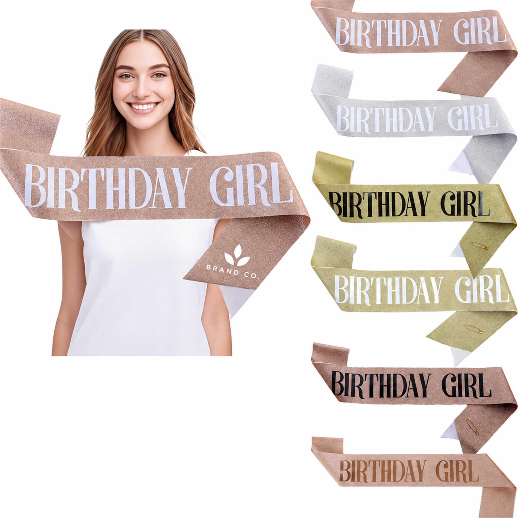Personalized Party Birthday Sash