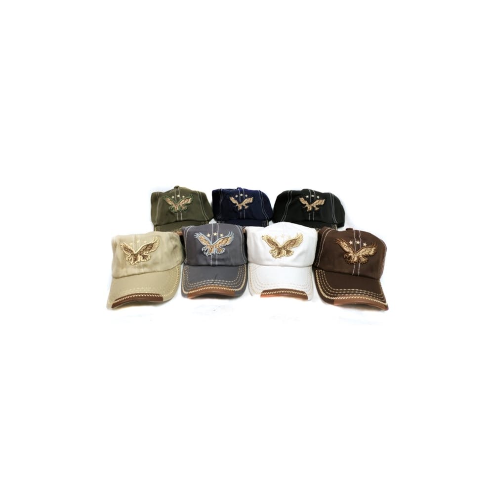Flying Eagle Baseball Hats - Assorted 3