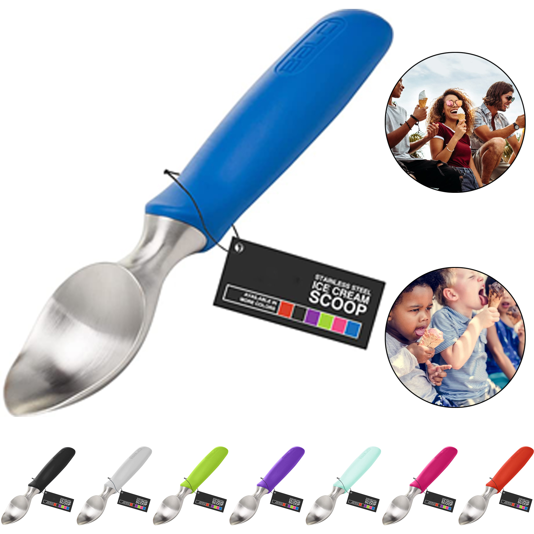 Heavy Duty Stainless Steel Ice Cream Scooper 6
