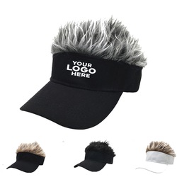 Wig baseball cap