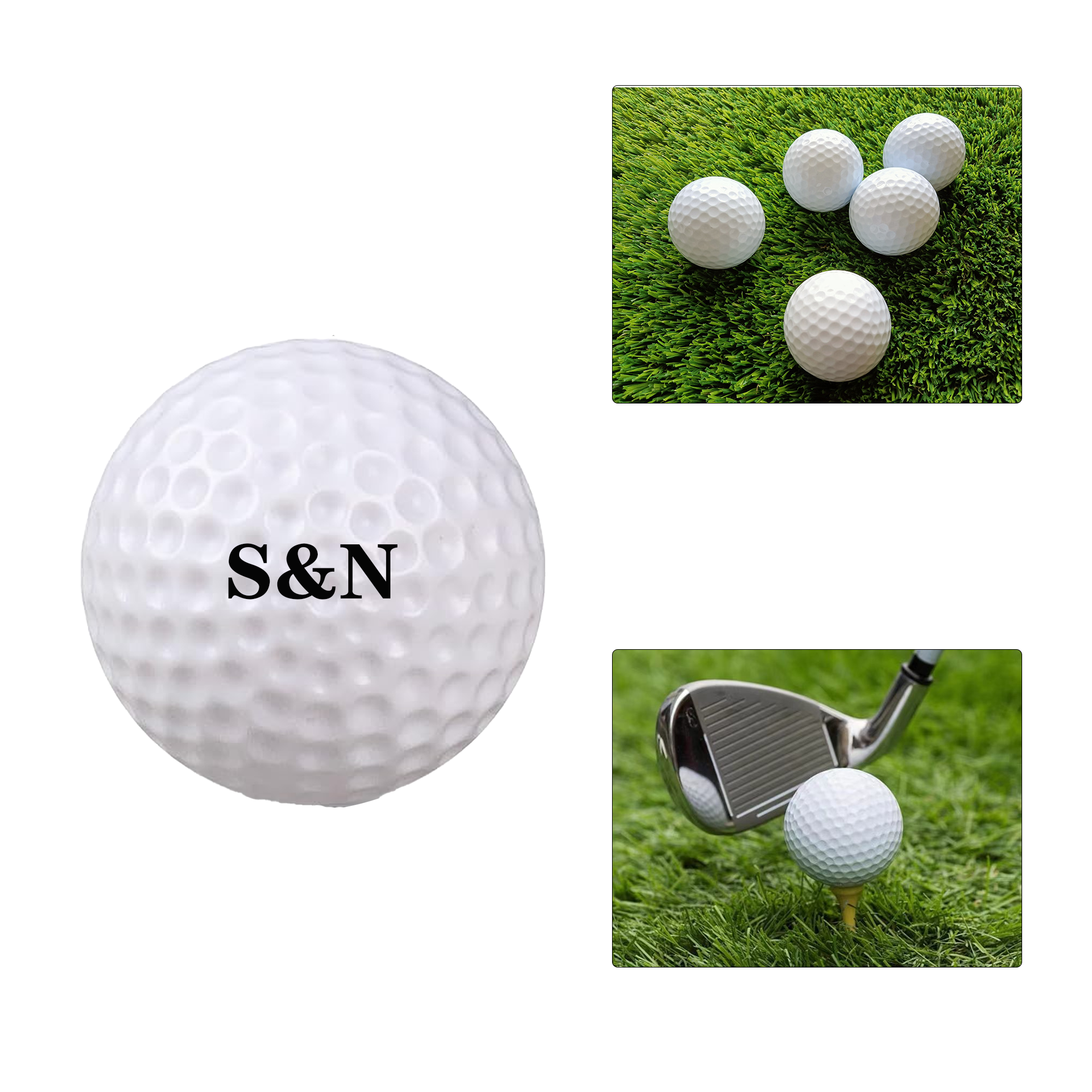 White Golf Practice Ball 5