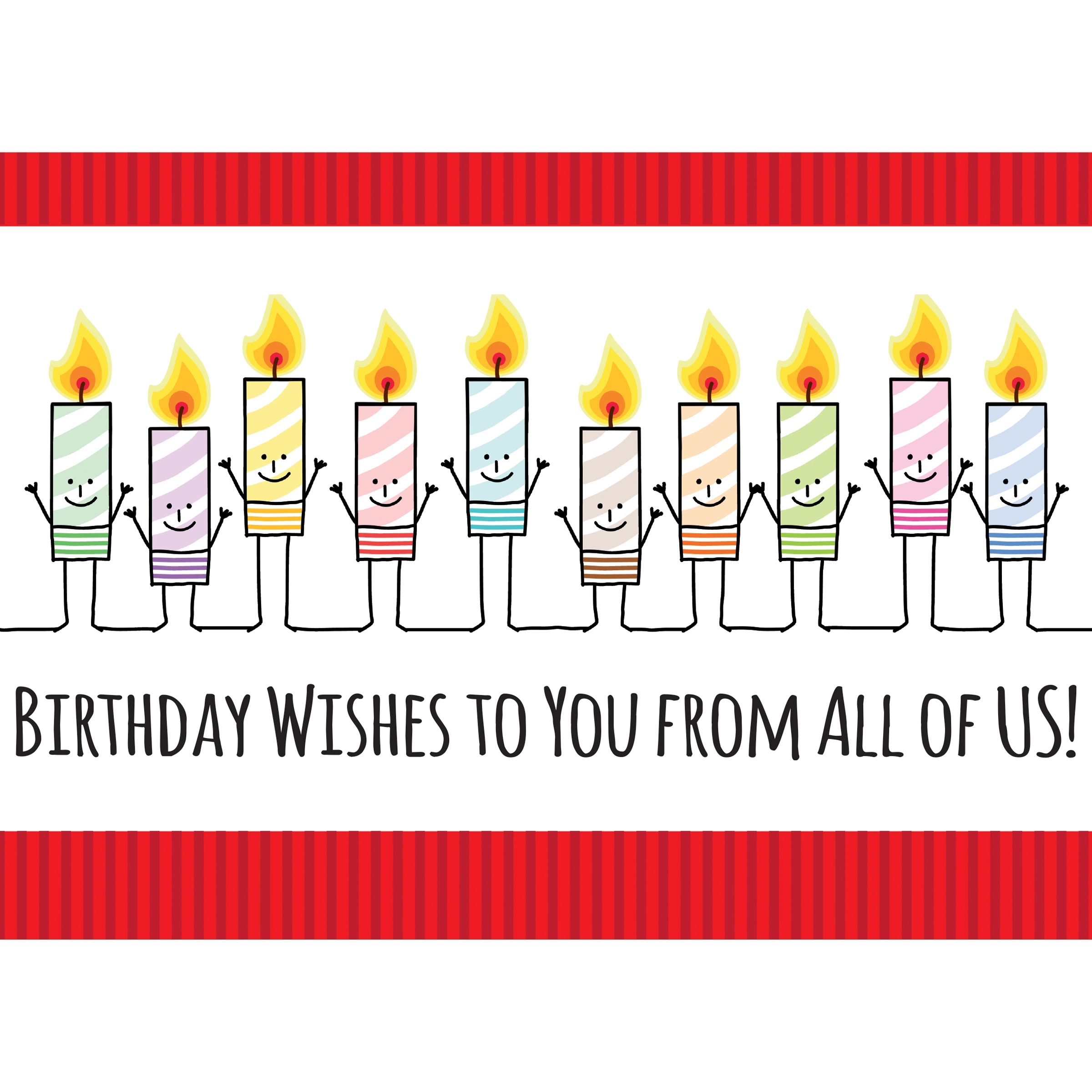 Candid Candles Birthday Cards
