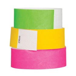 3/4" Stock DuPont™ Tyvek® Wristband