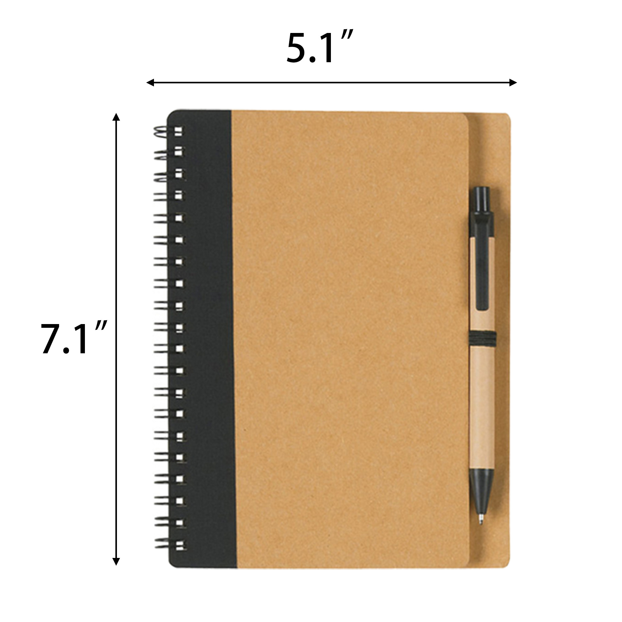 A5 Kraft Cover Eco-Print Notebook 4