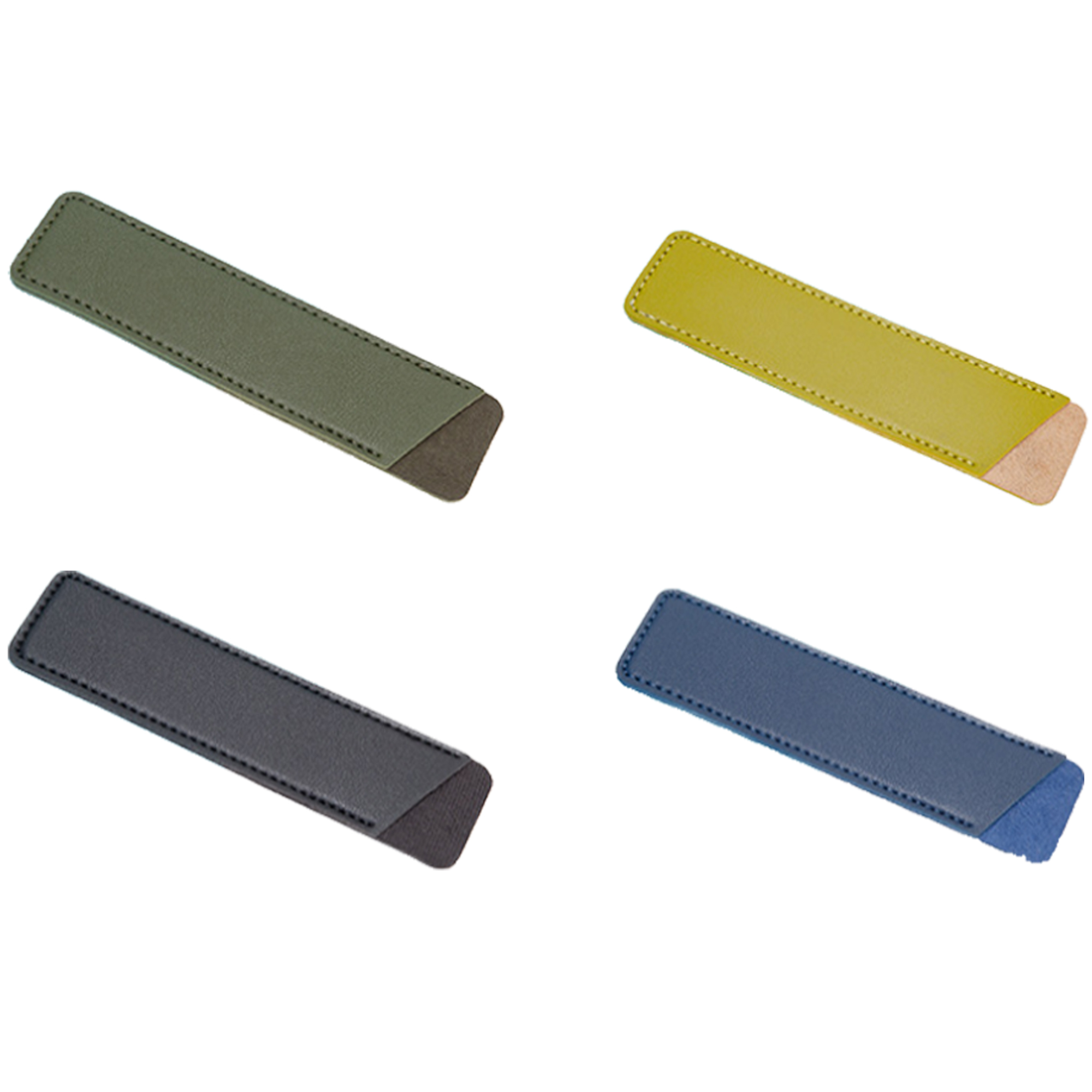 PU Leather Soft Pen Sleeve Pouch 5