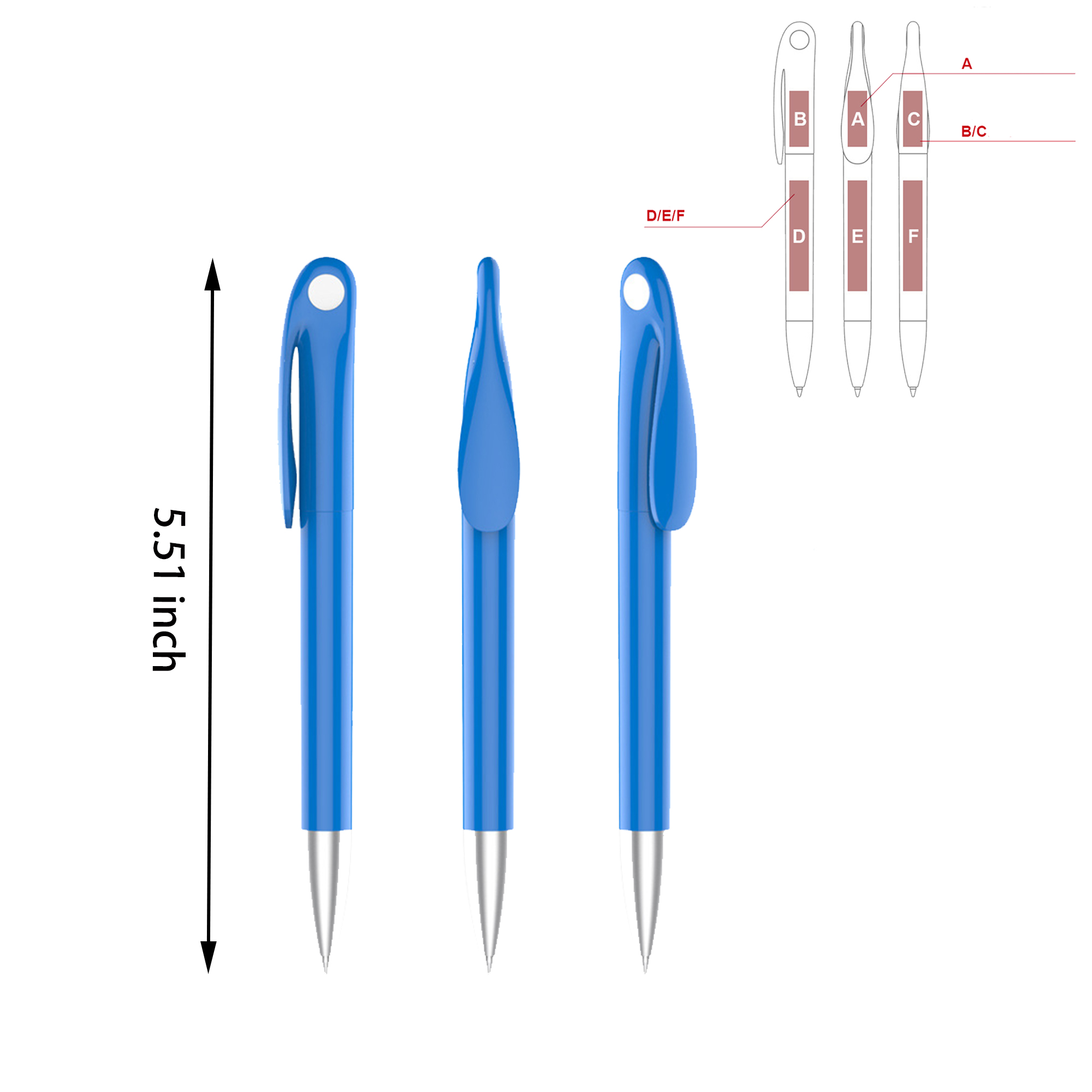 MOQ:50pcs Custom Logo Pen 5