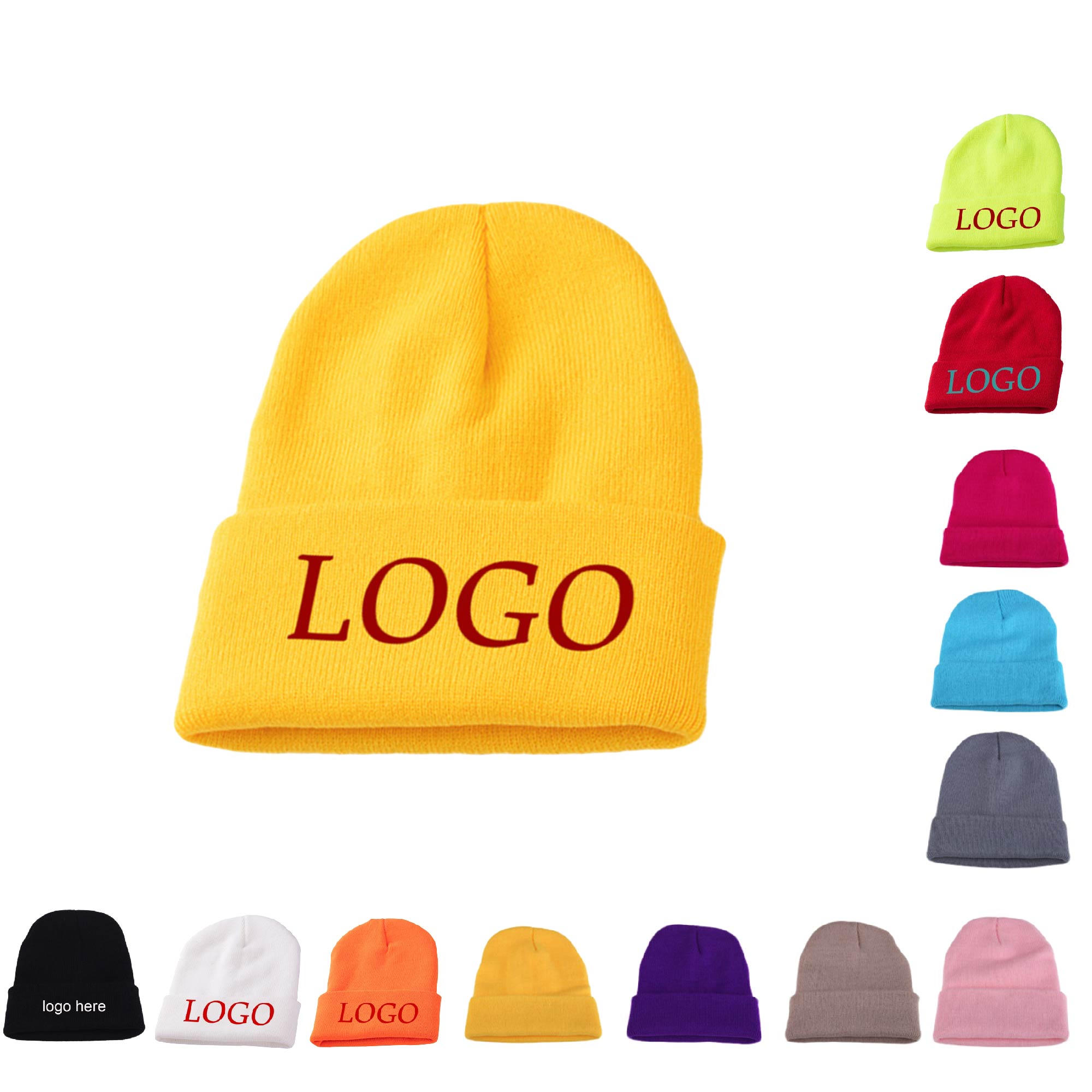 MOQ 10 pcs Knit Winter Hat 2